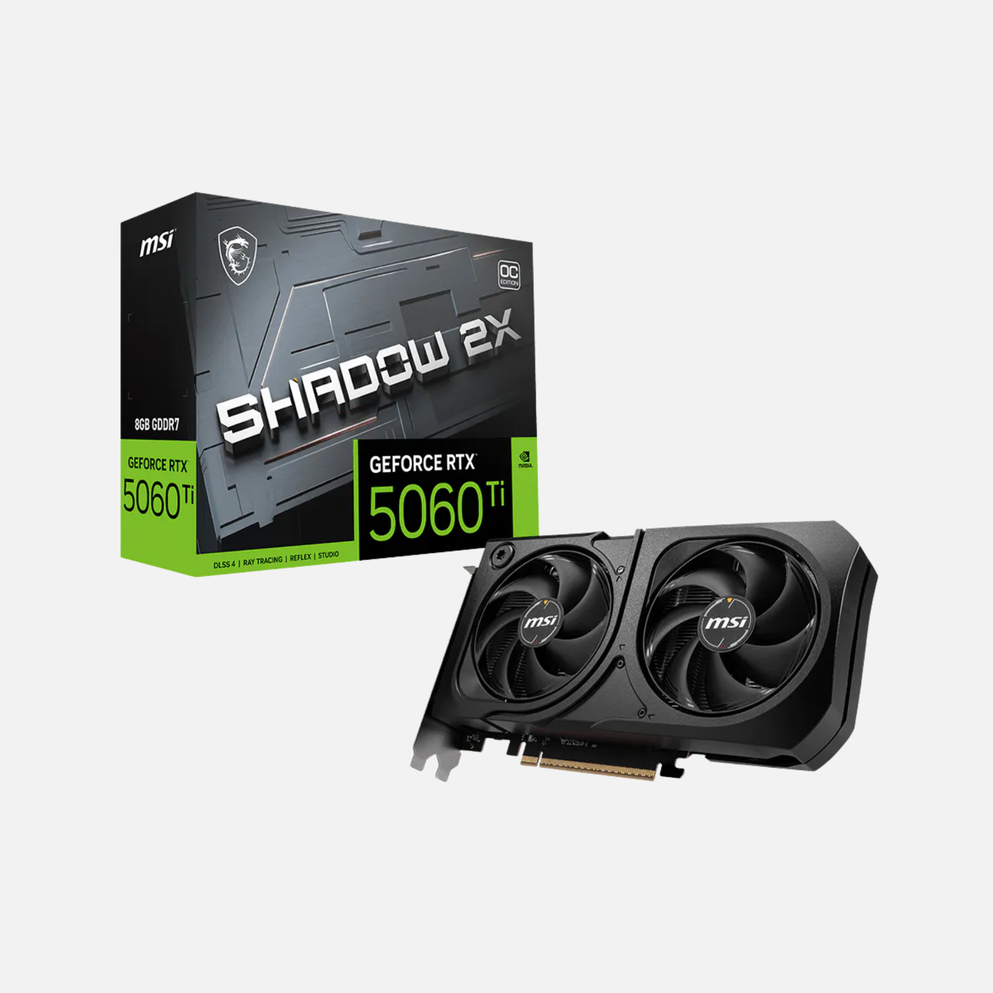 MSI RTX 5060 TI SHADOW 2X OC PLUS 8GB