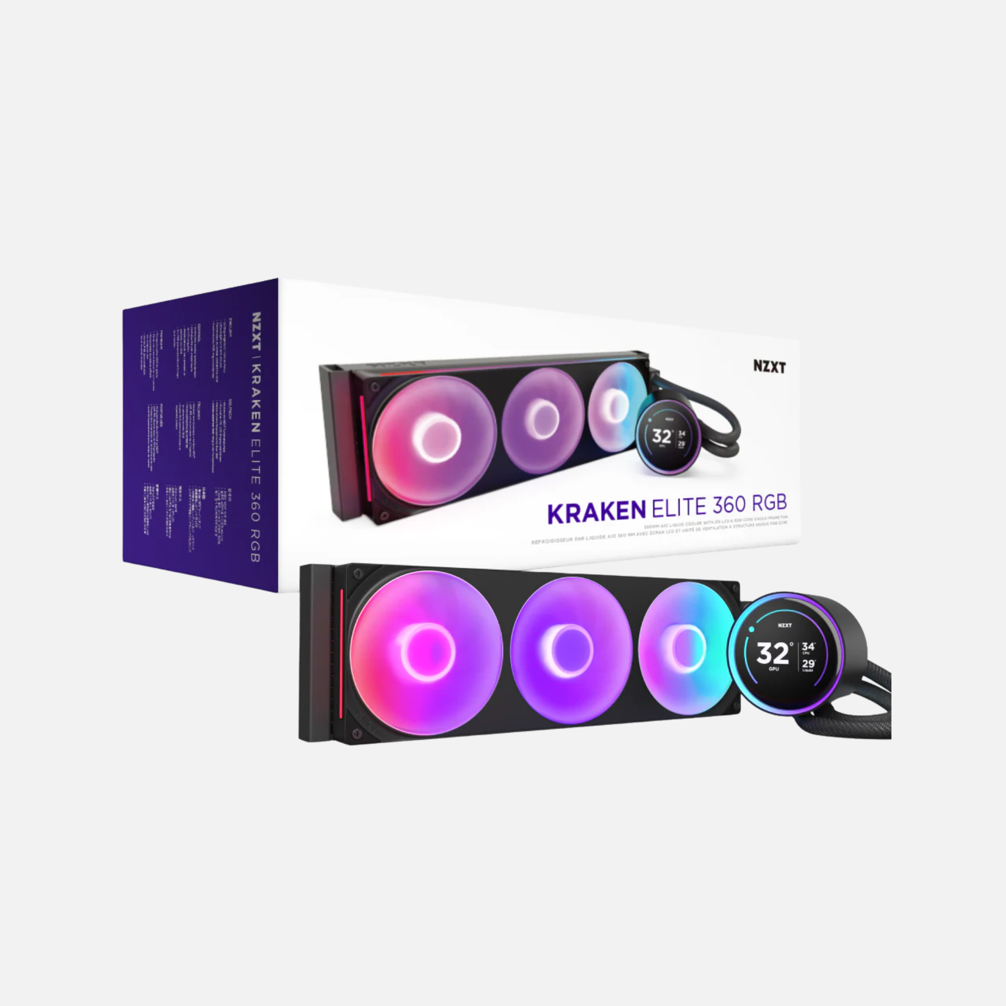 NZXT KRAKEN ELITE 360 RGB V2 LCD